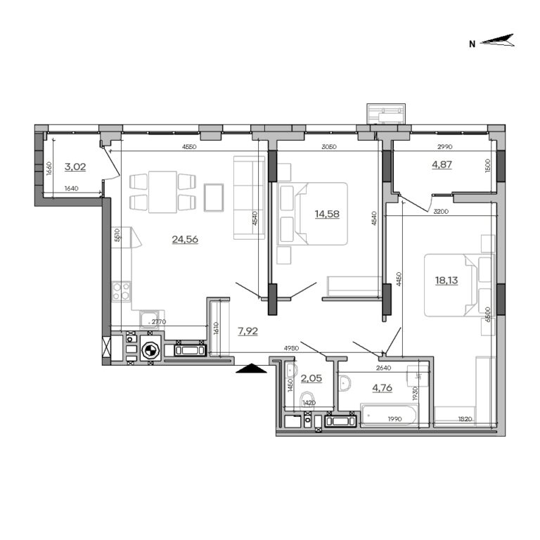 Apartment layout
