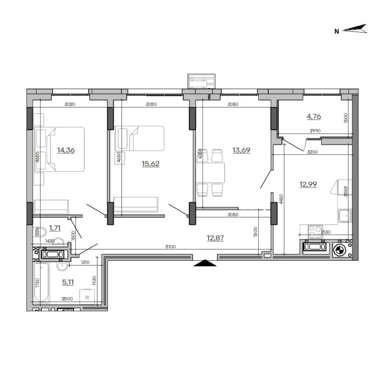 Apartment layout