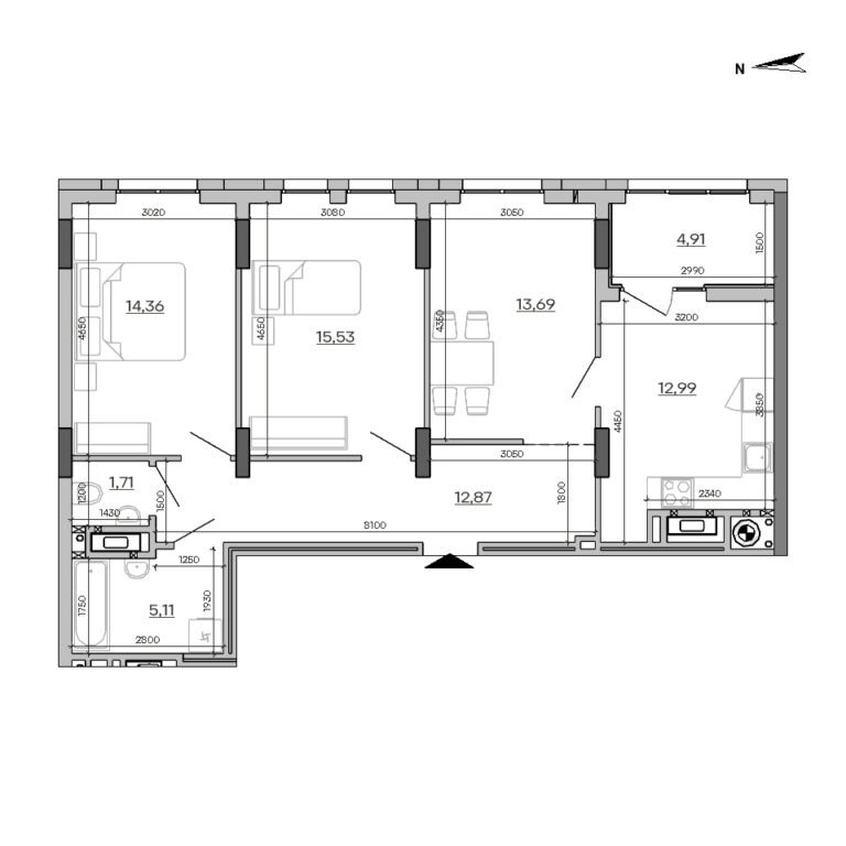 Apartment layout