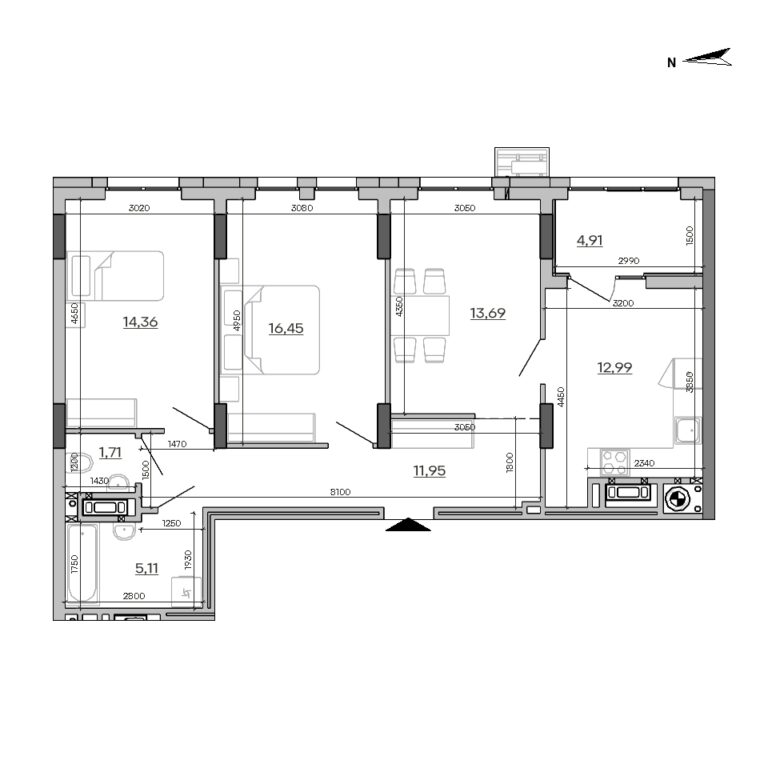 Apartment layout
