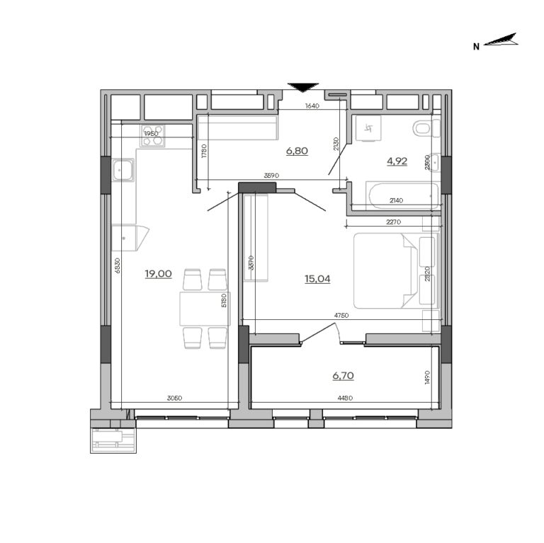 Apartment layout