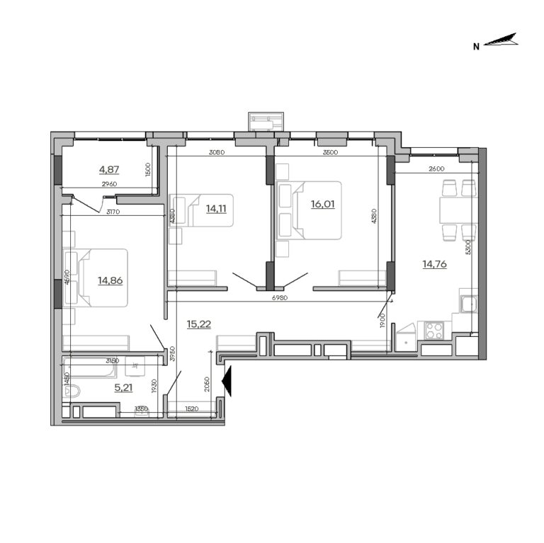 Apartment layout