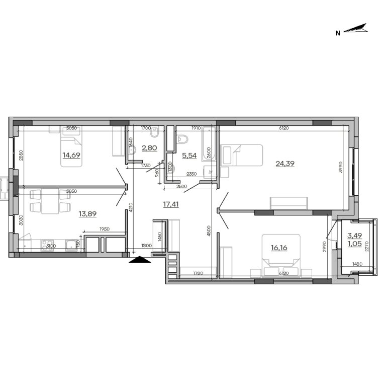 Apartment layout