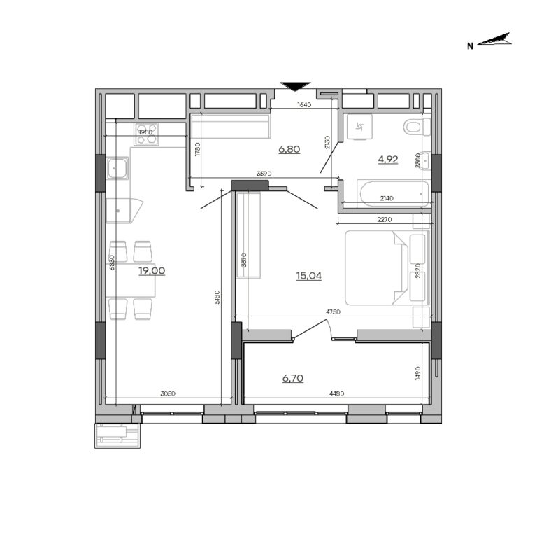 Apartment layout