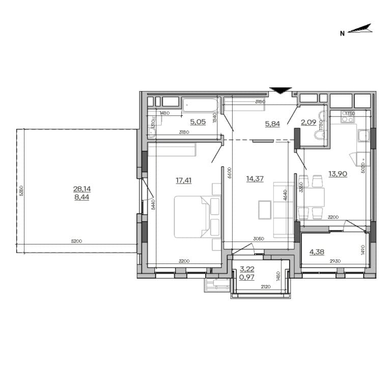 Apartment layout
