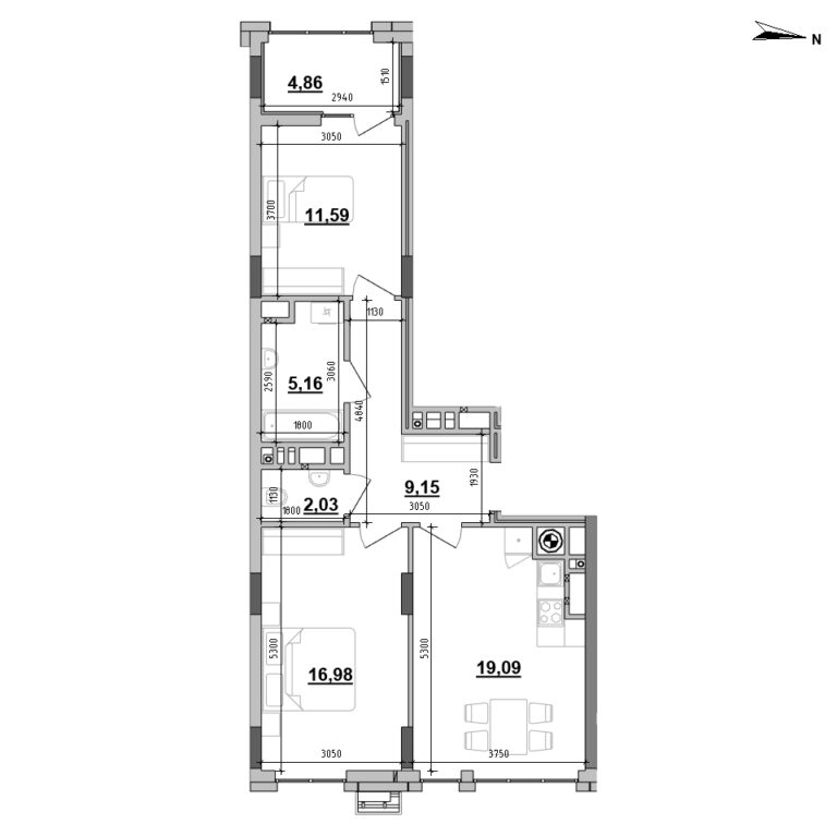 Apartment layout