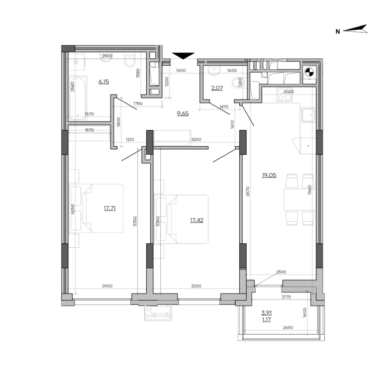 Apartment layout
