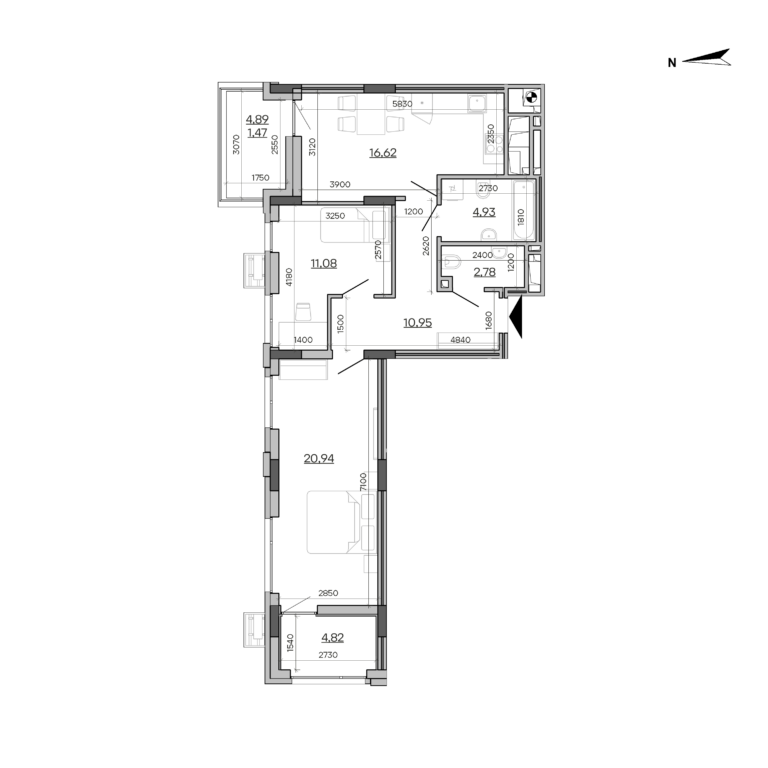 Apartment layout
