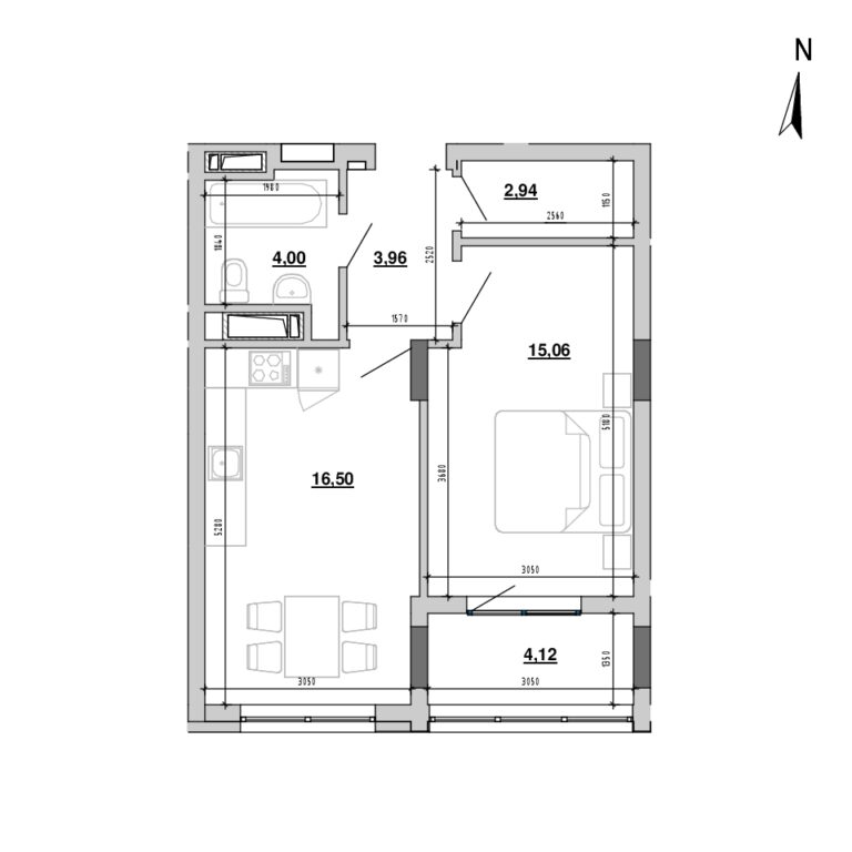 Apartment layout