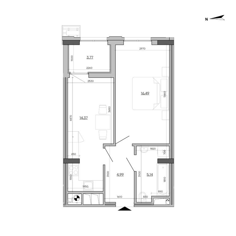 Apartment layout