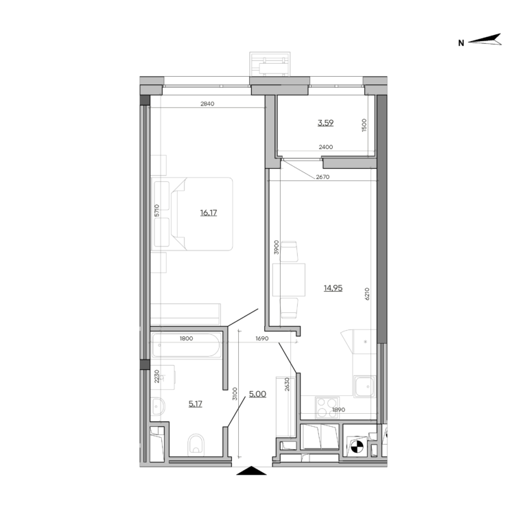 Apartment layout