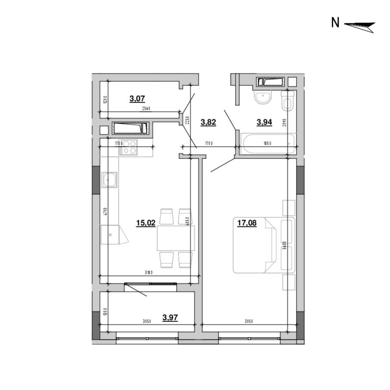 Apartment layout