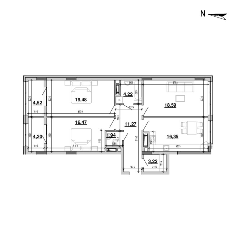 Apartment layout