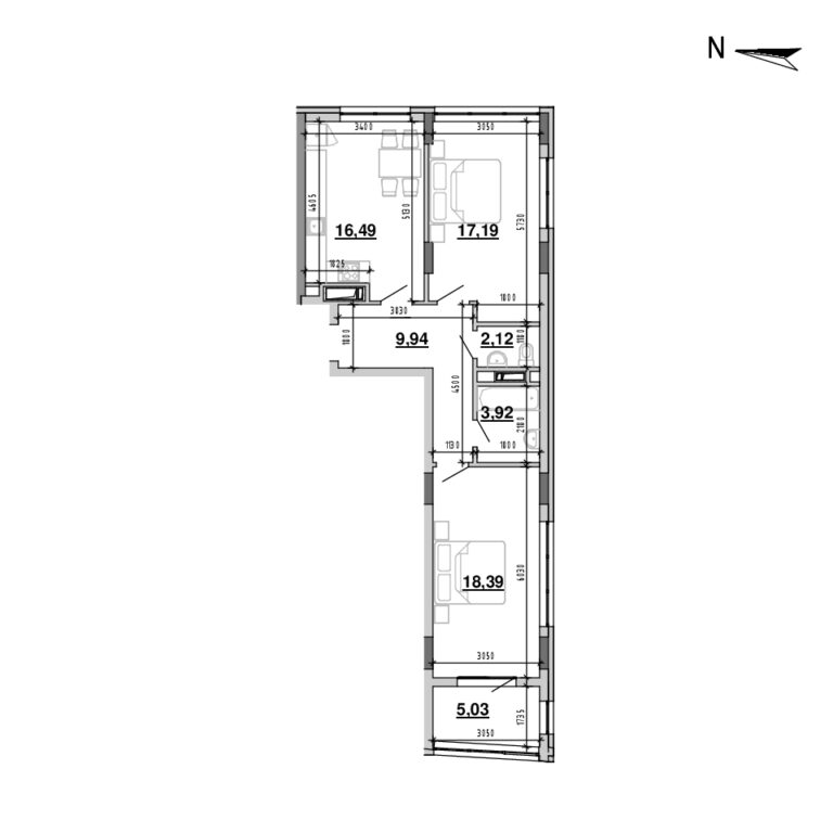 Apartment layout