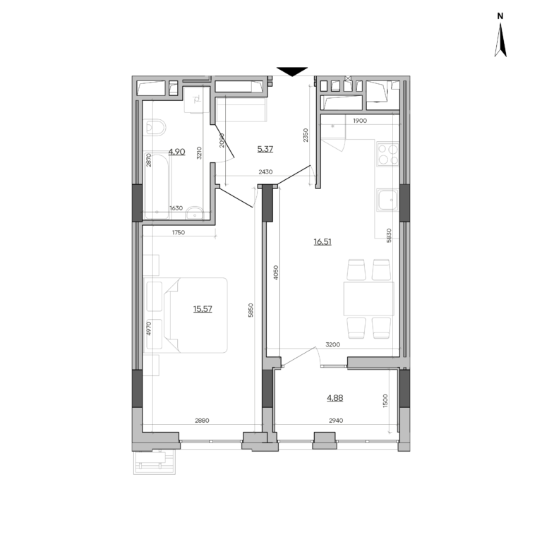 Apartment layout