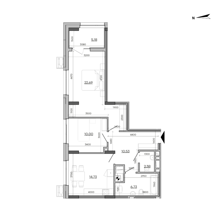 Apartment layout