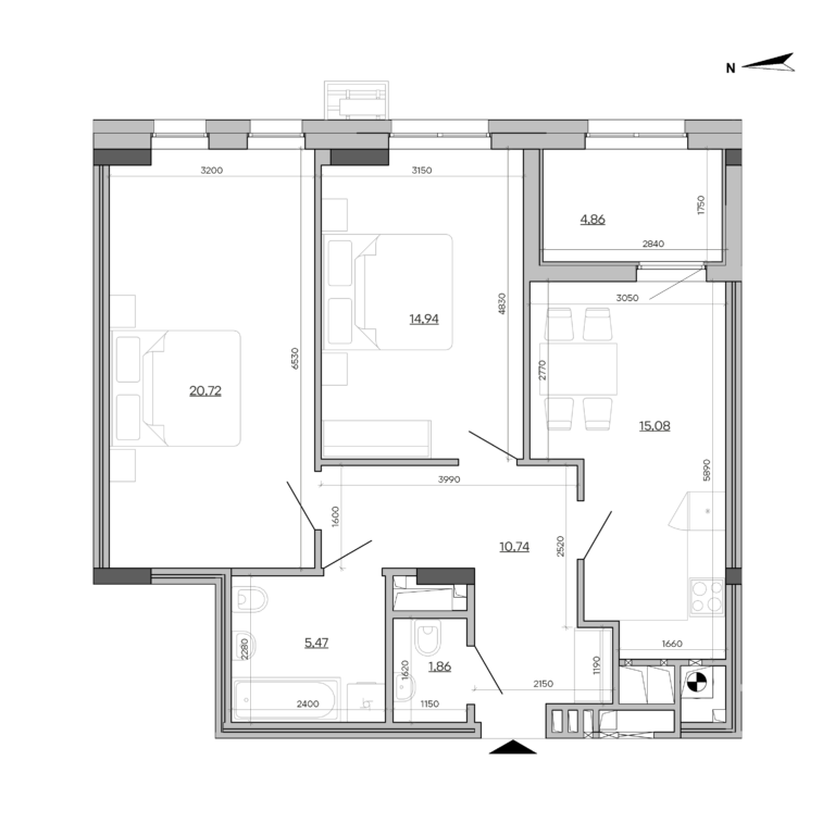 Apartment layout