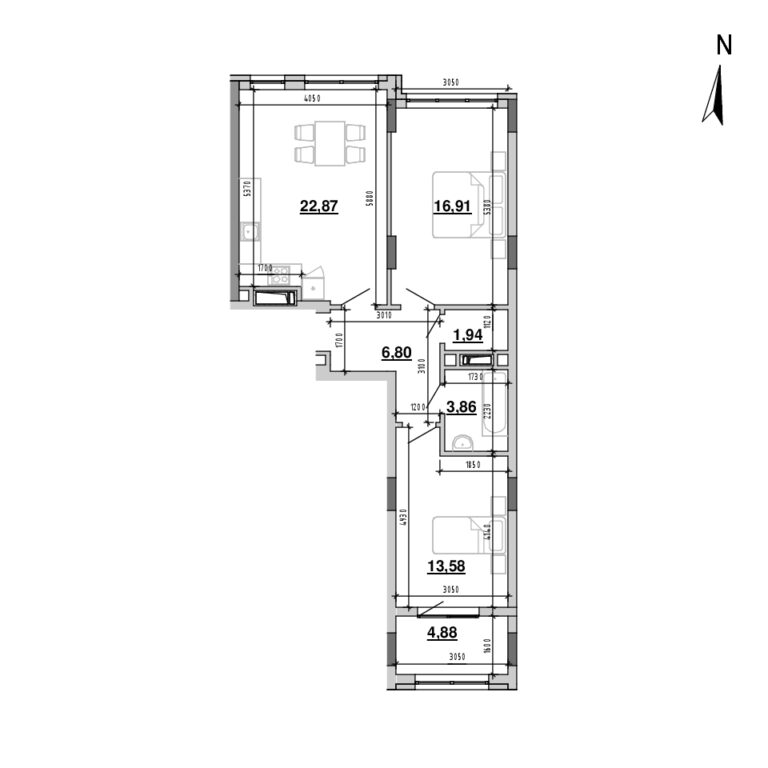 Apartment layout