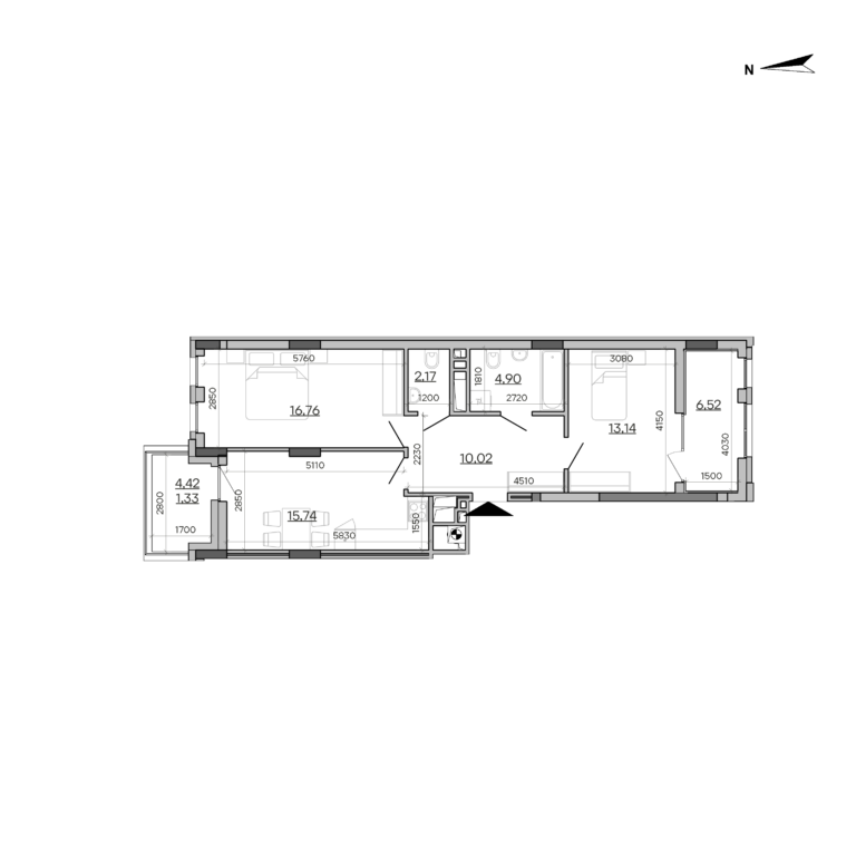 Apartment layout