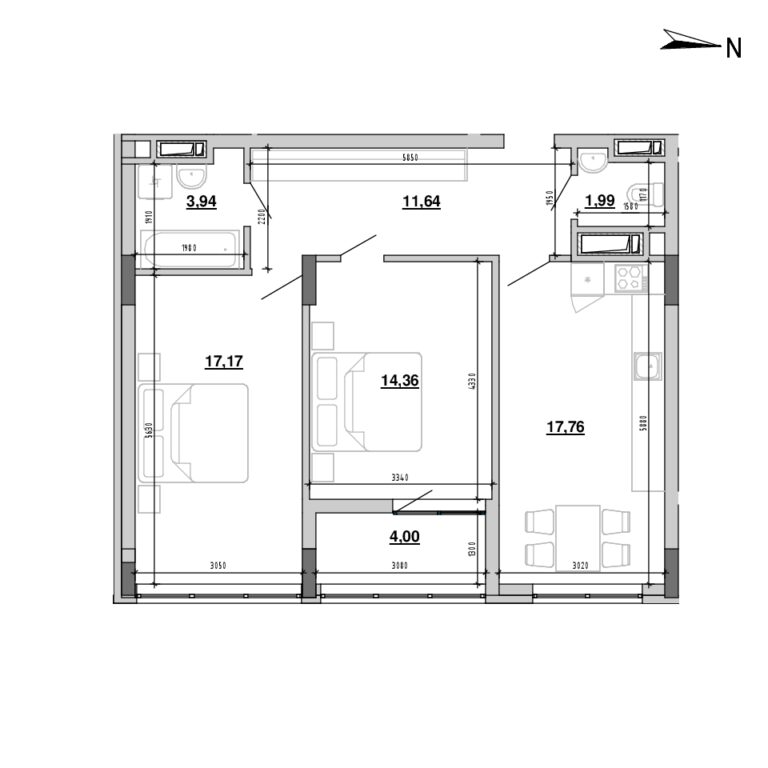 Apartment layout