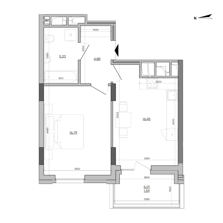 Apartment layout