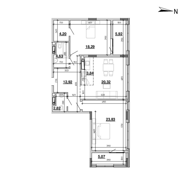 Apartment layout