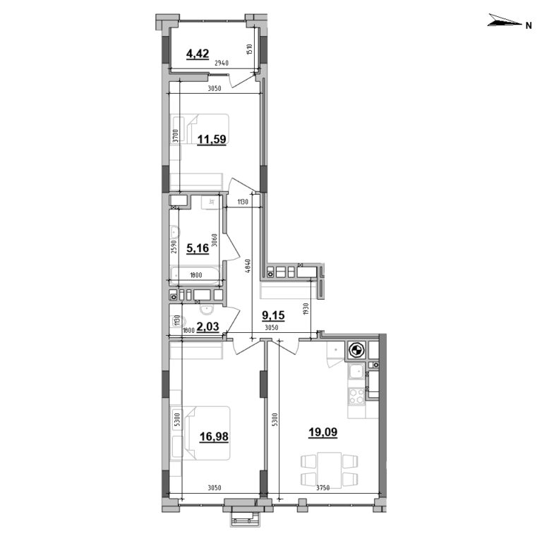 Apartment layout