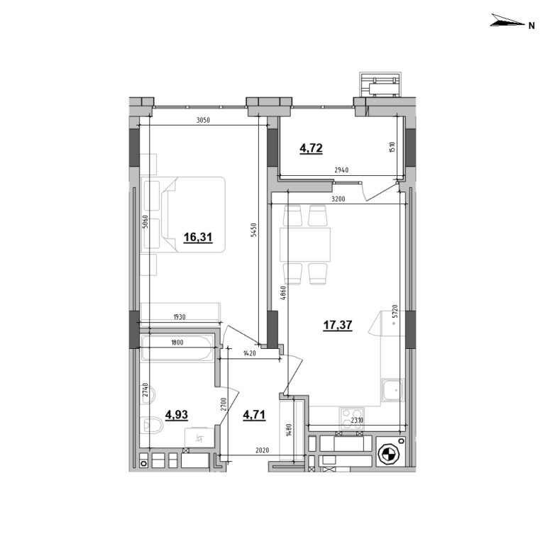Apartment layout