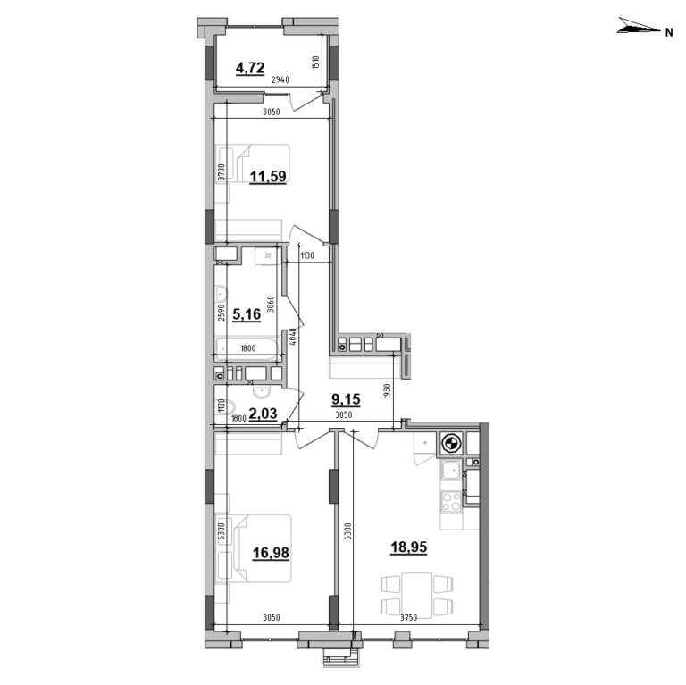 Apartment layout