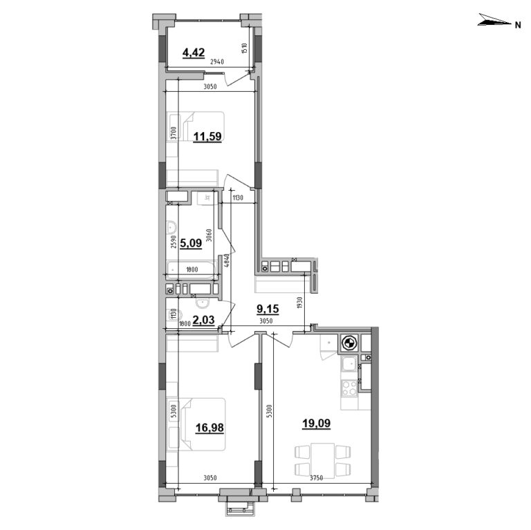 Apartment layout