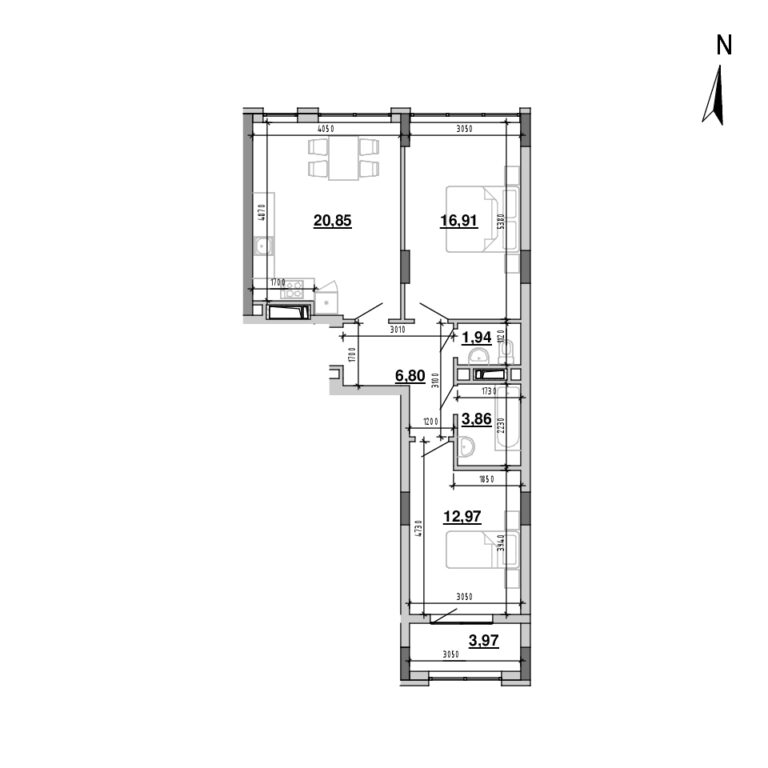 Apartment layout