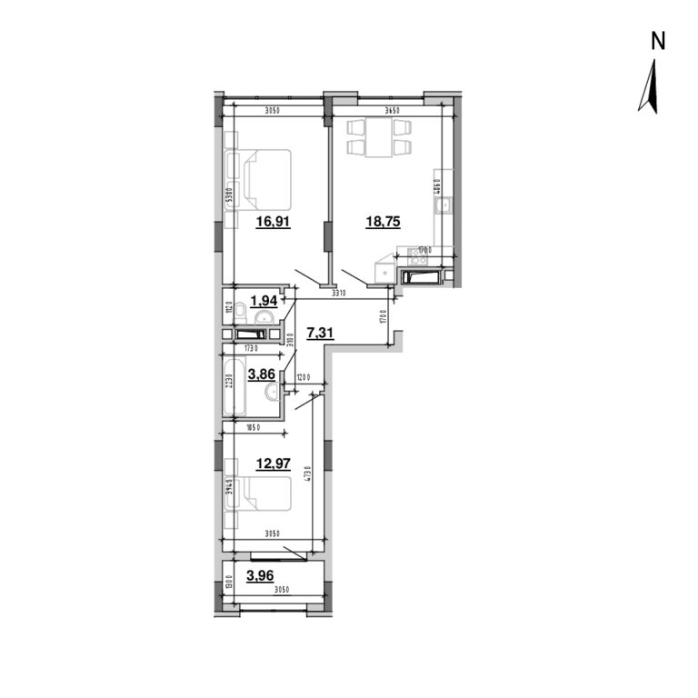 Apartment layout