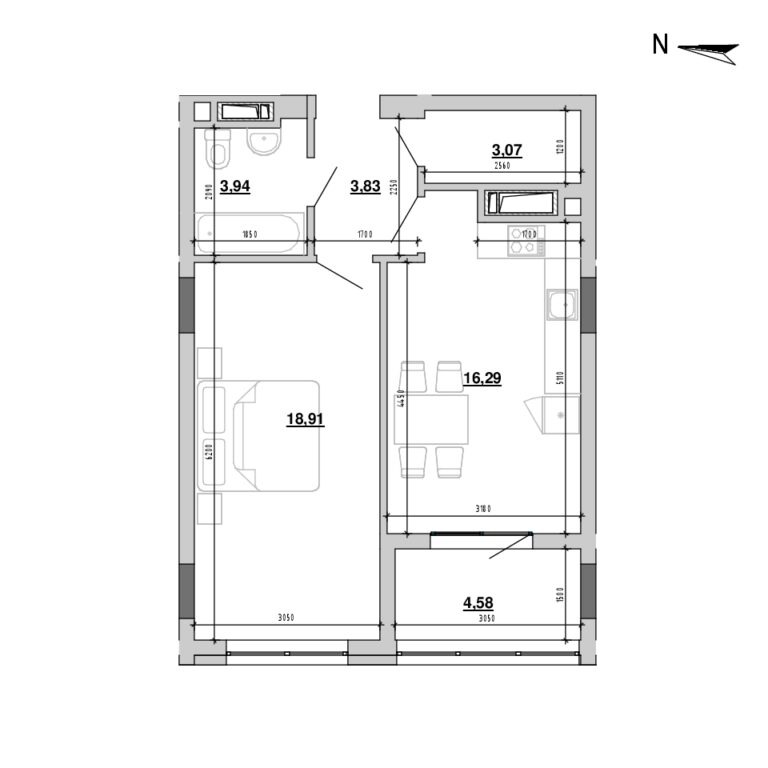 Apartment layout