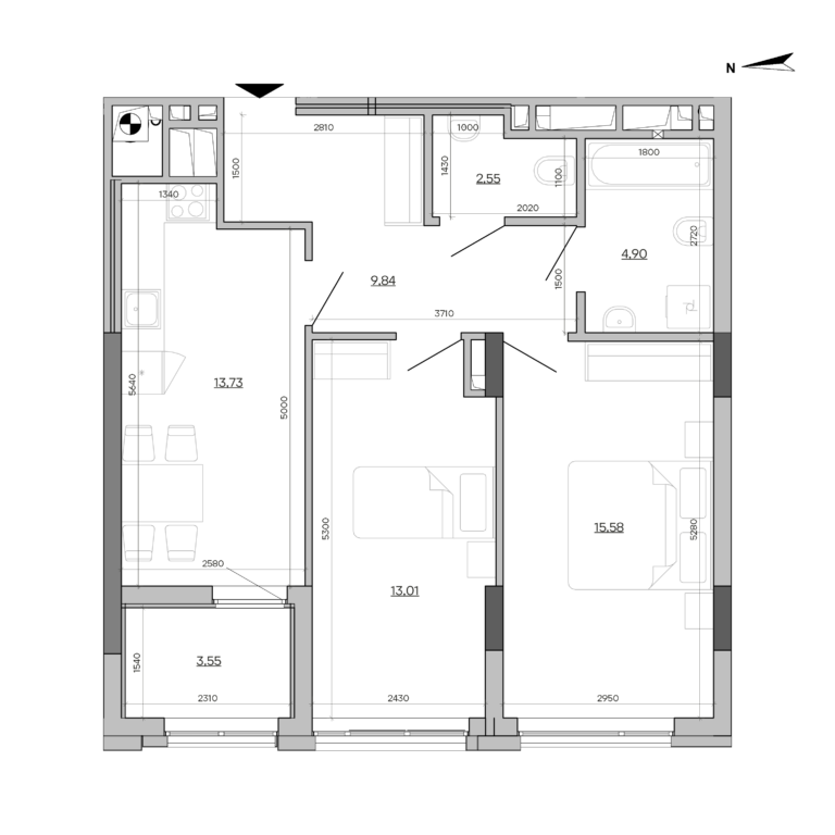 Apartment layout