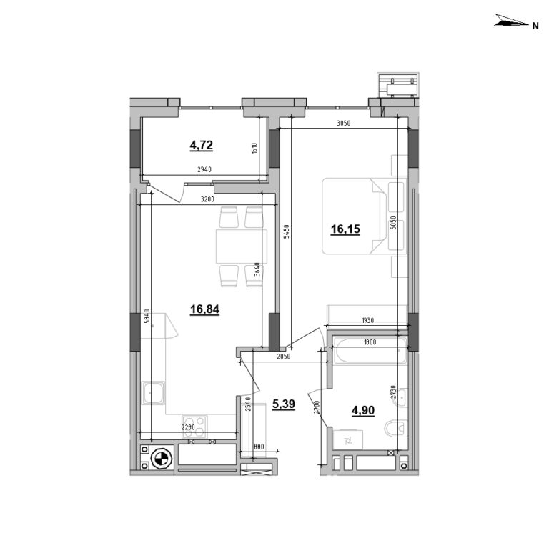 Apartment layout