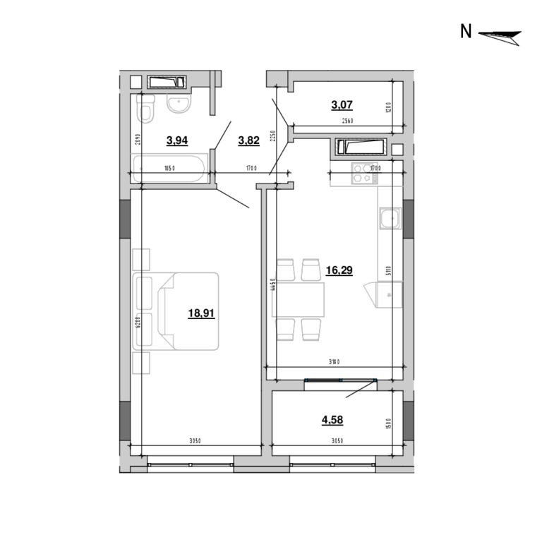 Apartment layout