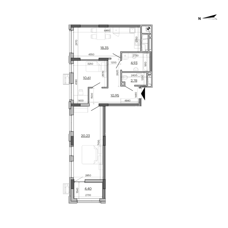 Apartment layout