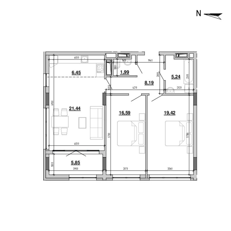 Apartment layout