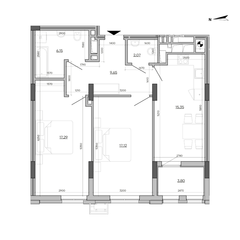 Apartment layout