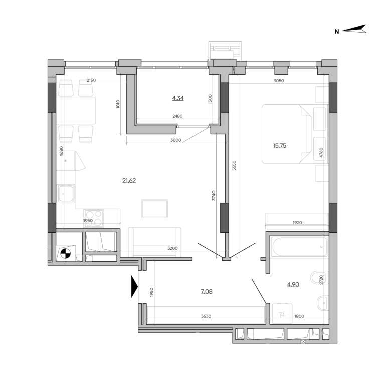 Apartment layout