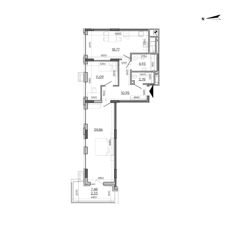 Apartment layout