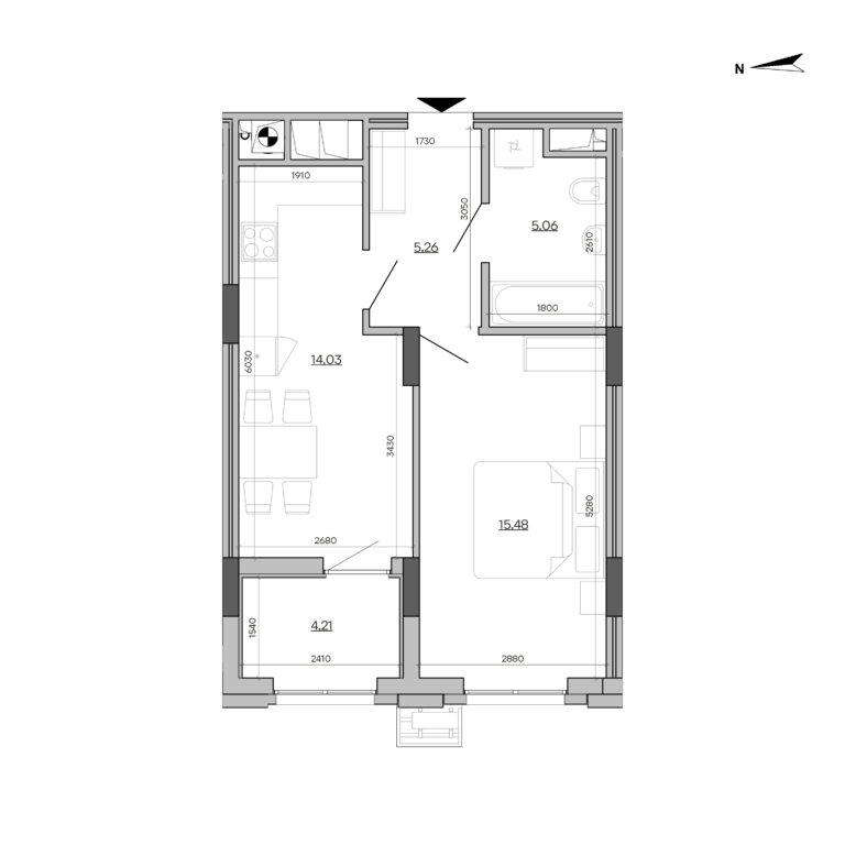 Apartment layout