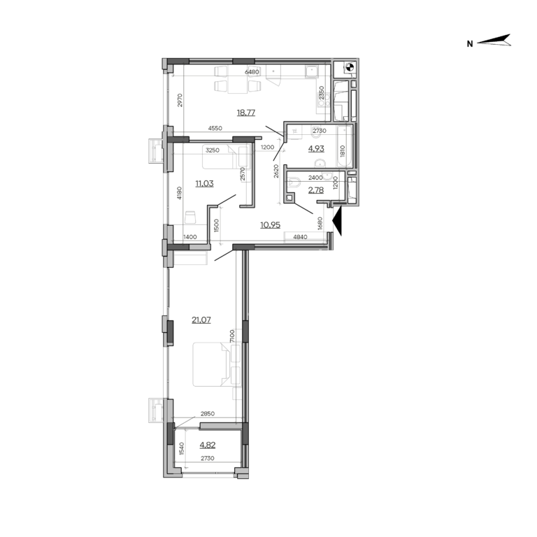 Apartment layout