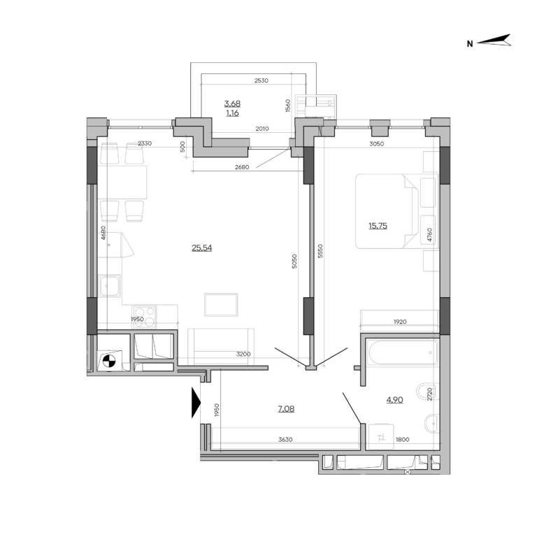 Apartment layout