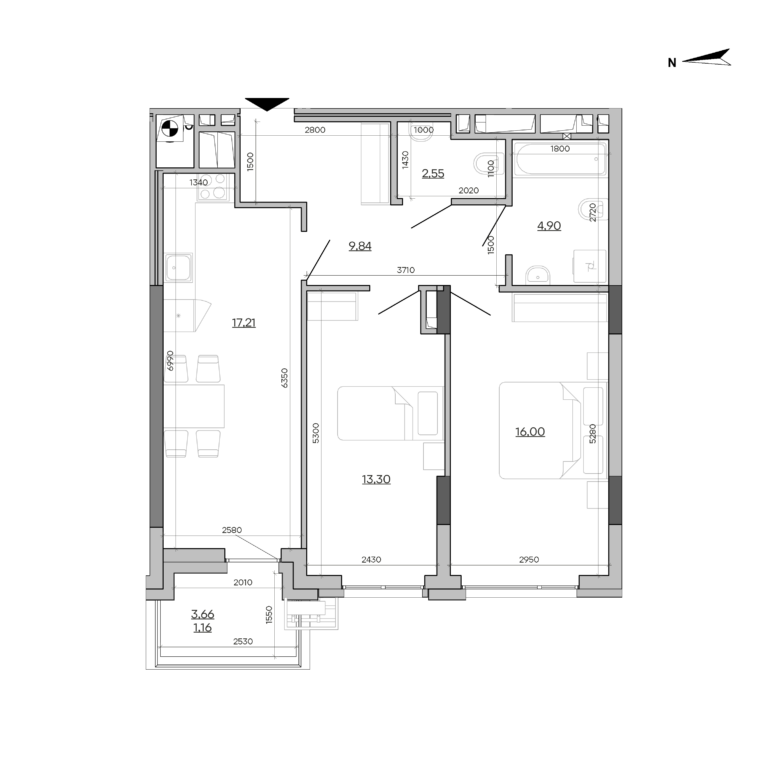 Apartment layout