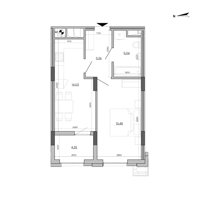 Apartment layout