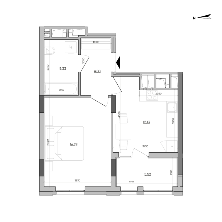 Apartment layout