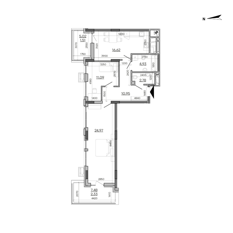Apartment layout
