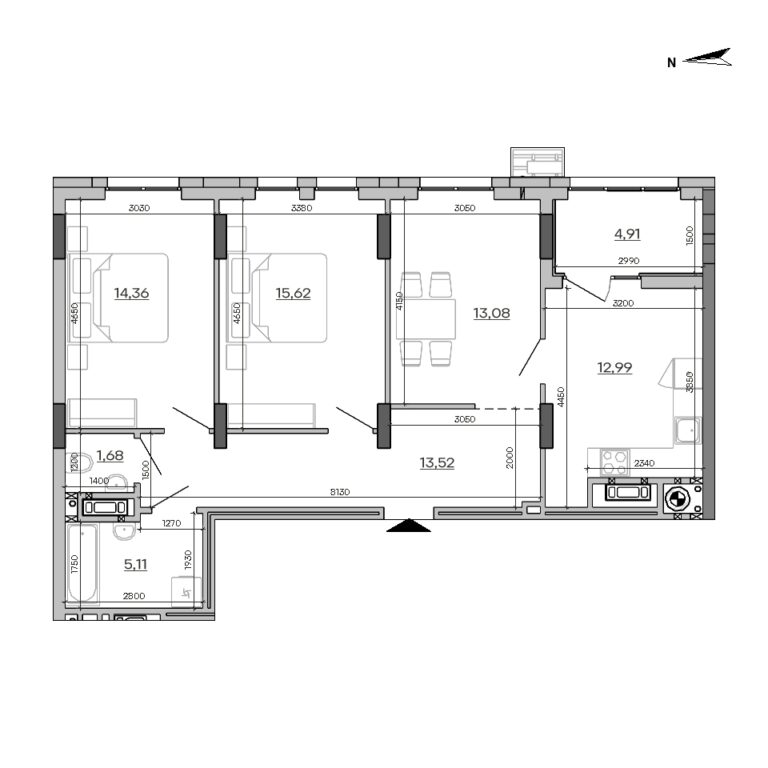 Apartment layout