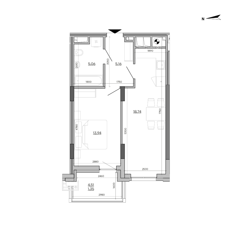 Apartment layout